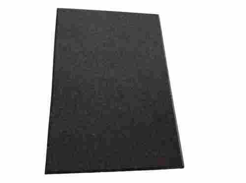 10 Mm Thick Rectangular Polished Black Granite For Wall Covering