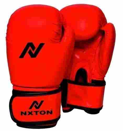 Comfortable And Water Proof Plain Full Finger Leather Kick Boxing Gloves