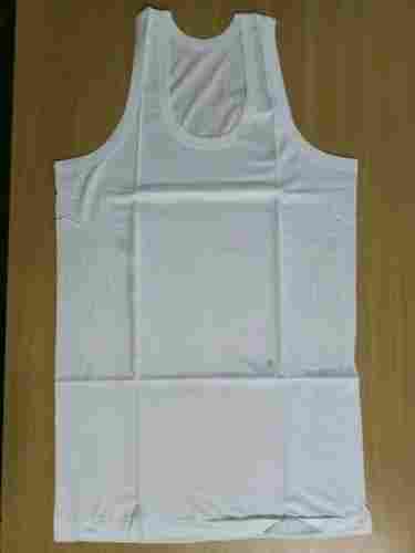 Comfortable Breathable Sweat Absorbent Plain Round Neck Cotton Vest For Mens
