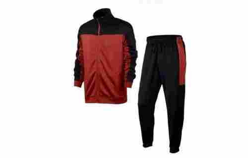 Premium Quality Plain Polyester Regular Fit Track Suit Set For Men
