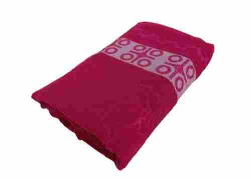 100% Cotton Velvet Touch Ultra Soft Bath Towel with Embroidered Border