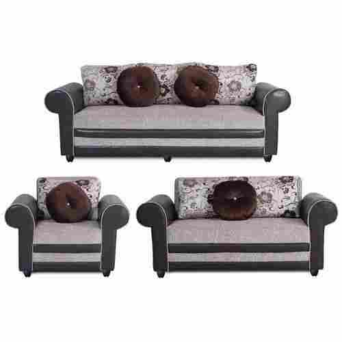 Attractive Comfortable Five Seater Rectangular Teak Wooden Sofa Set