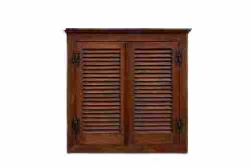 Brown Medium Size Wooden Windows