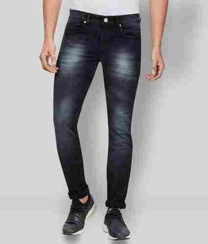 Men Slim Fit Faded Denim Jeans For Casual Wear