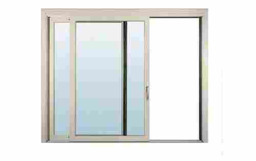 Modern Rectangular Polished Finish Aluminium Sliding Window