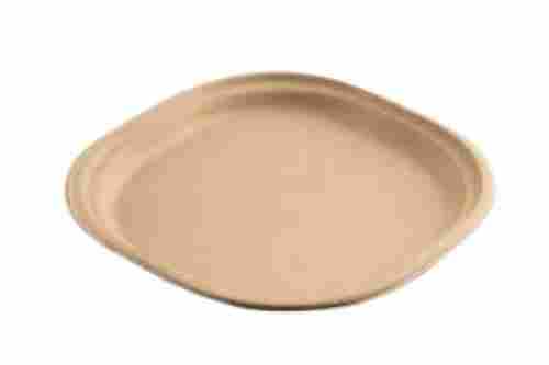 12 Inch Size Square Shape Brown Disposable Arecanut Leaf Plates