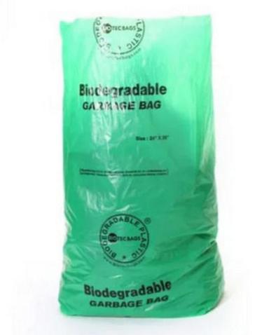 Green And Black 10 Kilograms Storage Polypropylene Plastic Biodegradable Garbage Bag 
