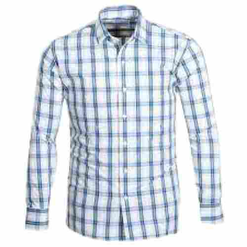 Men Checked Printed Summer Season Casual Wear Full Sleeve Cotton Shirt
