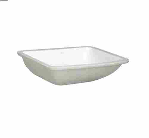 490*380*175 Mm Square One-Piece Polished Deck Mounted Ceramic Wash Basin
