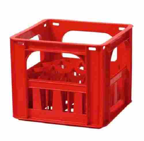Durable And Flat Design PVC Plastic Bottle Crate, Size 405 X 260 X 13 mm