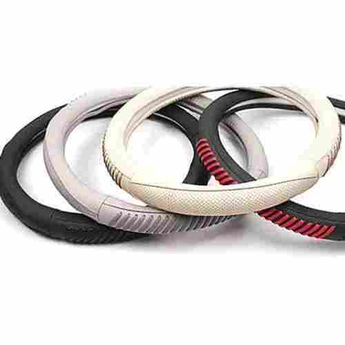 Non Slippy Wear Resistant Low Maintenance Pu Leather Steering Wheel Cover