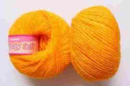 Orange Baby Synthetic Soft Yarn Used For Weaving