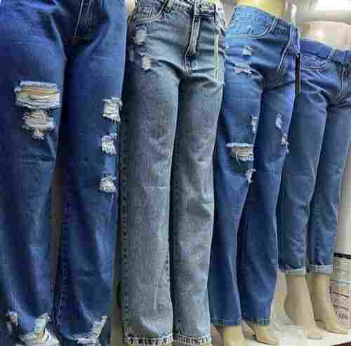 Casual Wear Blue Denim Jeans, All Sizes Available