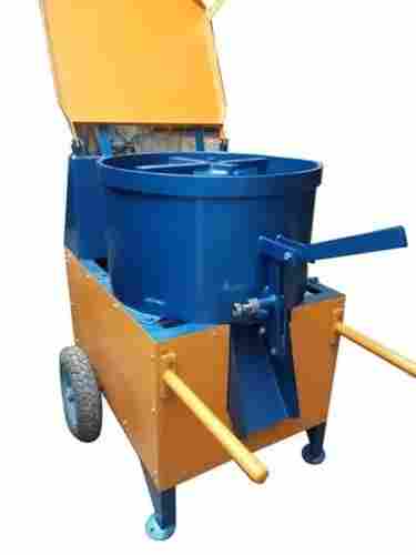 60 Liter/Day Semi Automatic Mild Steel Pan Concrete Mixer