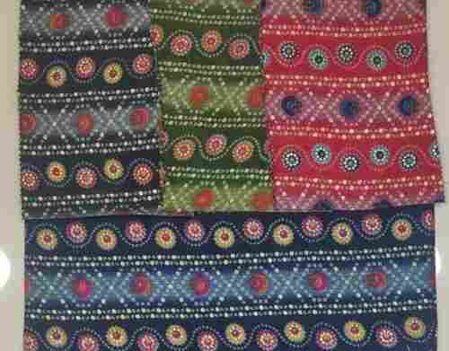 Available In Various Colors Cotton Embroidered Fabric For Making Garments