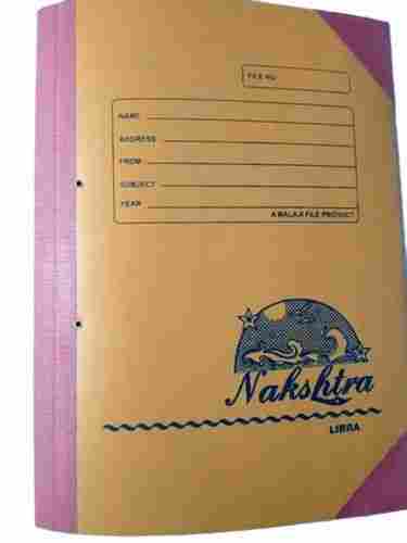 Binding With Cloth Clip Nakshtra Cardboard Spring Office File