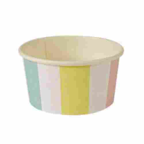 2.5 Inches Plain Disposable Paper Ice Cream Cup For Event And Party