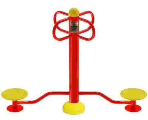 Mild Steel Portable Double Waist Twister For Gym With Polished Finish