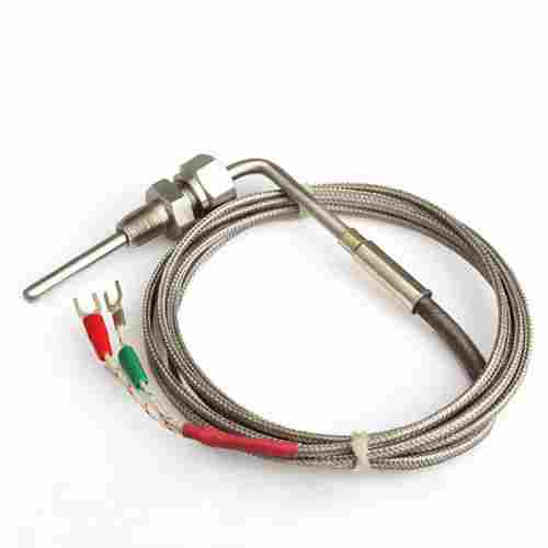 10 - 30 Inch Polished Stainless Steel K Type Thermocouple