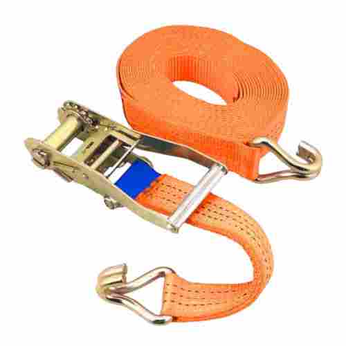 8 Meter 25 Mm Thick Plain Polyester Ratchet Lashing Belt For Loading And Shipping