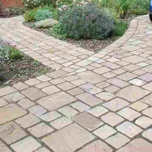 50-100 Mm Pathway Sandstone For Outdoor Flooring Use