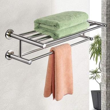 Wall Mounted Glossy Finish Corrosion Resistant Stainless Steel Towel Rod Size: As Per Requirement