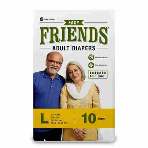 62.5x54.3x45.7 Cm Super Soft Leak Proof Easy Friends Adult Diapers