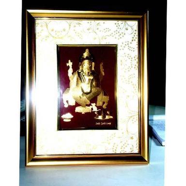 Metal Gold Plated God Picture Frame For Home And Hotel Use