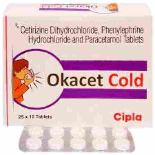 Recommended By Doctor General Medicines Cipla Okacet Anti Cold Tablet