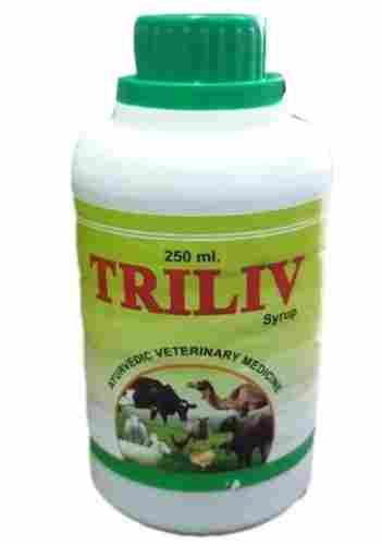 Ayurvedic Veterinary Medicine Triliv Syrup For Animals, 250ml Pack