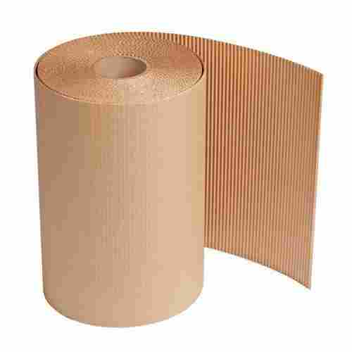 80 Gsm Plain Brown 2 Ply Corrugated Paper Roll For Packaging