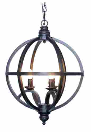 Wall Mounted Modern Plated Finished Wrought Iron Chandelier