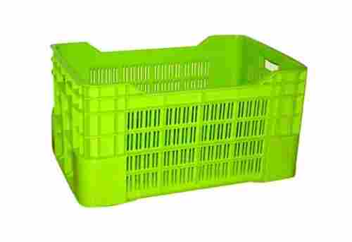 19 X 13 X 11 Inch PP Plastic Vegetable Crate For 25 Kg Storage Capacity