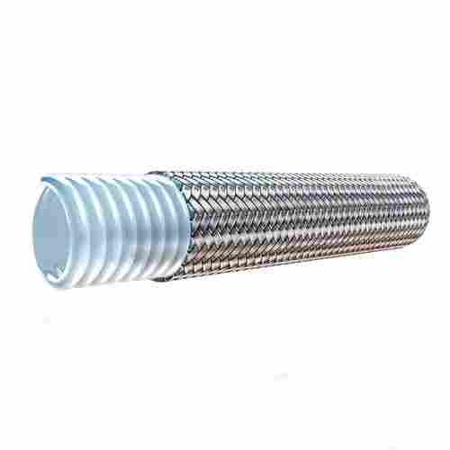 2500 Psi Round Solid High Pressure Stainless Steel Braided PTFE Hose