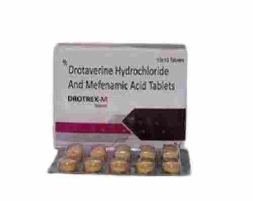 Drotaverine Hcl And Mefenamic Acid Antispasmodic Tablets 