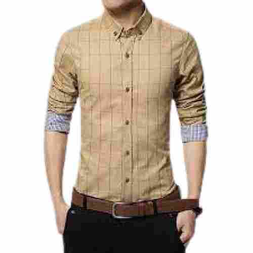 Full Sleeve Checked Pattern Cotton Casual Wear Shirt For Men