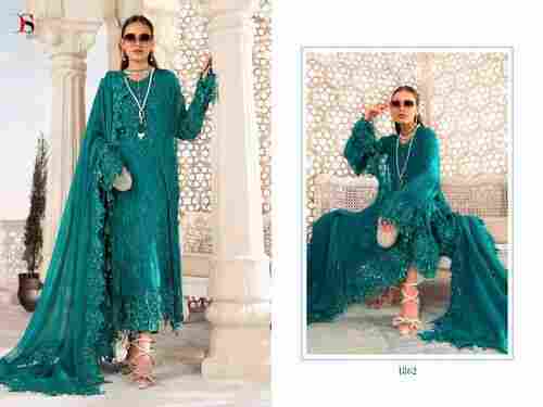 Ladies Embroidery Cotton Salwar Kameez For Party Wear