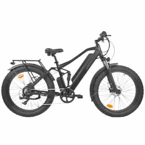Ebike Eu Warehouse 500w 7 Speed Fat Ebike 48v 10ah Full Suspension Fat Tire Electric Mountain Bike