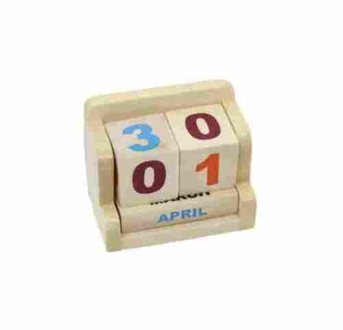 Handmade Perpetual Wooden Desk Calendar For Home And Office