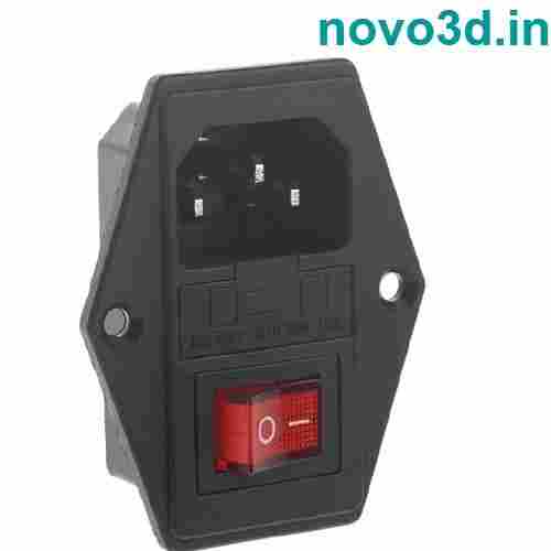 SMPS Power Supply Socket with Fuse