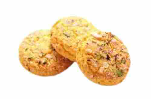 Sweet Taste Round Shape Hygienically Packed Brown Dry Fruit Biscuit