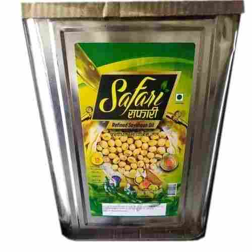 15 Liter Tin Pack Pure And Natural Unadulterated Soyabean Refined Oil