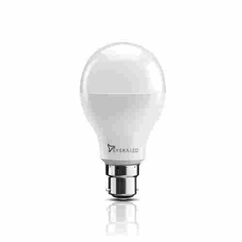 90 Volts 50 Hz 9 Watt Round Plastic And Aluminium LED Bulb For Commercial Use
