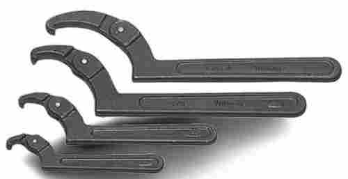Corrosion Resistant Mild Steel Adjustable Hook Spanner 