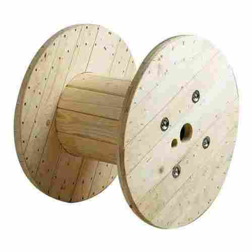 Round Shape Wooden Cable Drum For Cable Packaging Use