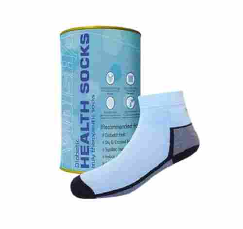Unisex Plain Ankle Length Cotton Diabetic Healthy Socks For Adults