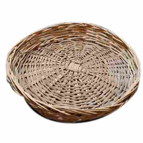 45mm Round Handmade Modern Indian Style Portable Fruit Cane Basket 