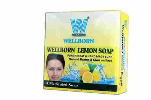85 Gram Natural Beauty And Glow Herbal Medicated Lemon Facial Soap