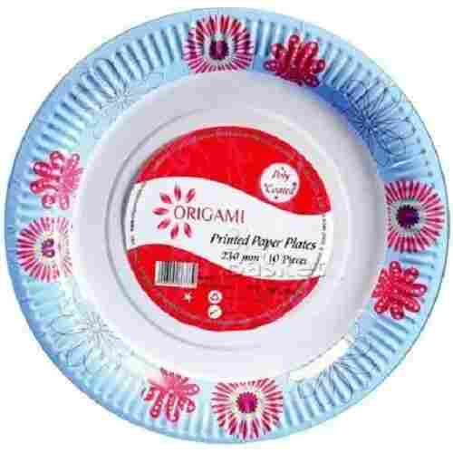 Disposable Printed Paper Plate For Event And Party