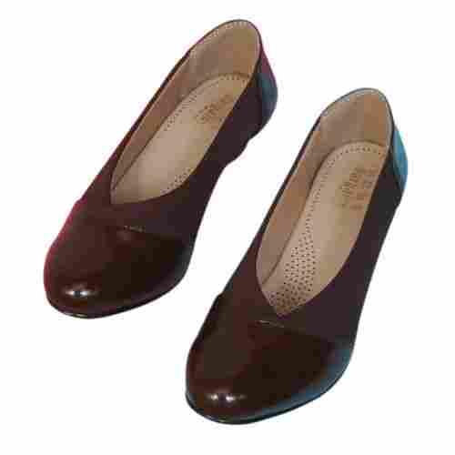 Medium Heel Comfortable Plain Pu Leather Formal Bally Sandals For Ladies